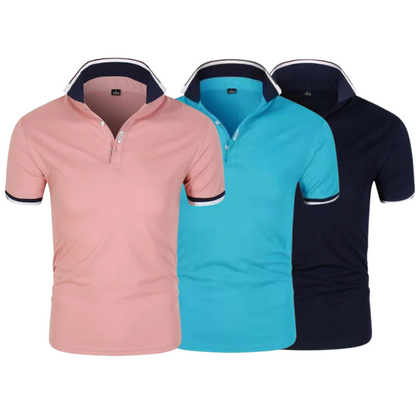 [BUY 2 GET 3] Essential Kit Polo Shirts 3-Pack
